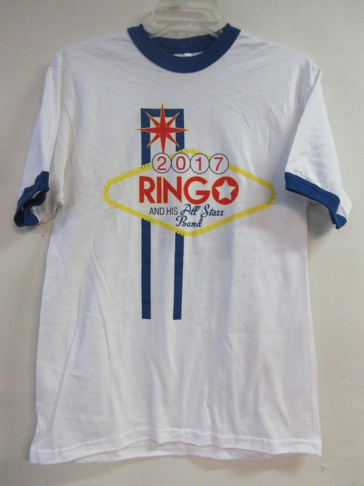 

RINGO STARR OFFICIAL MERCH 2017 TOUR BAND CONCERT MUSIC RINGER MEDIUM Unisex T-Shirt XL