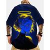 Couple Wear 3D Trendy Street Style Oversized Anime Print Style Hip-hop Cool Men's And Women's T-shirt Summer Casual Short Sleeve