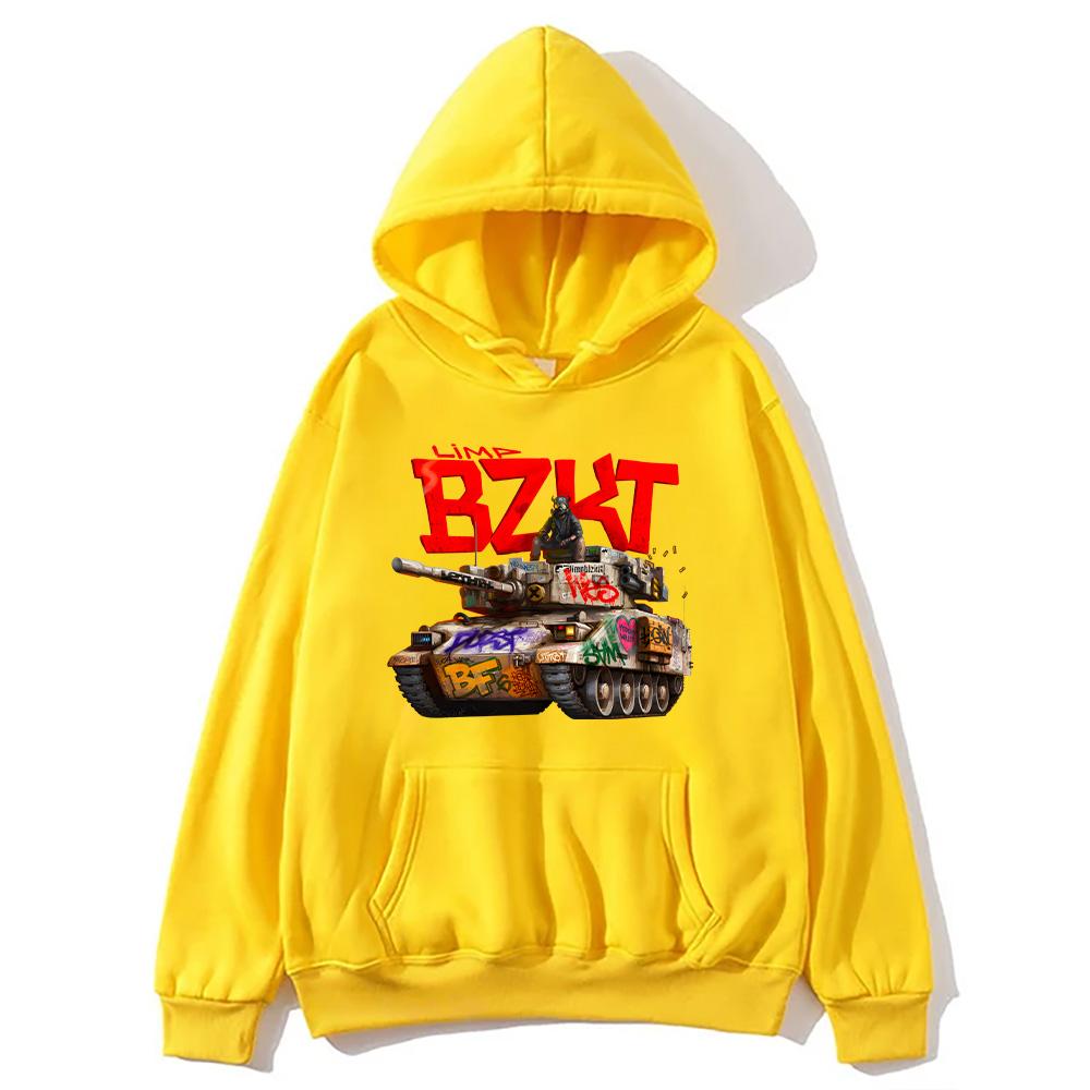 Limp Bizkit Fahion Hoodies Single Tank Graphic Pullovers Unisex Long Sleeve Sweatshirts Oversize Men Clothing Design