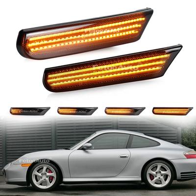 Kein Fehler Dynamische Seitenmarkierungs-Blinkerleuchte Neue LED-Blinker Repeater Kontrollleuchten für Porsche Cayenne 996 911 Boxster 986
