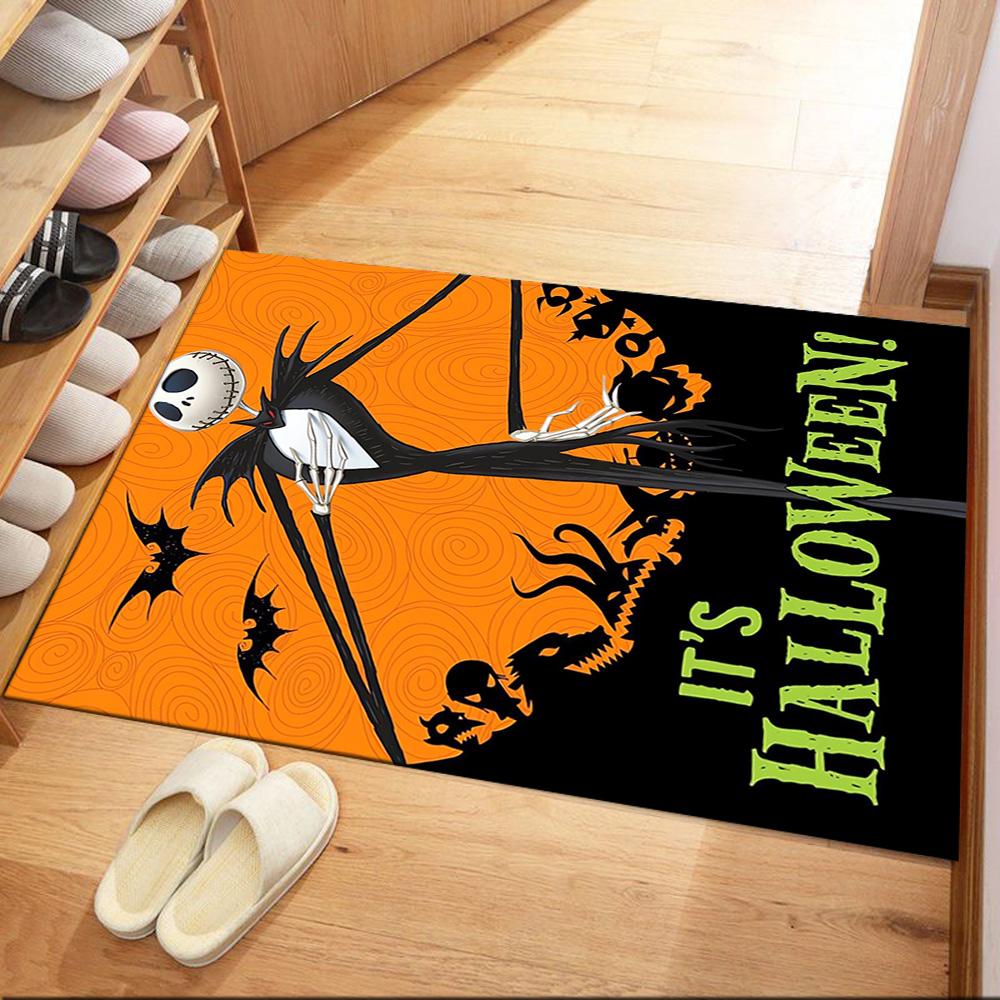 Happy Halloween Night Floor Mats for Living Room, Bedroom and Room Decoration Are Suitable for Gifts.