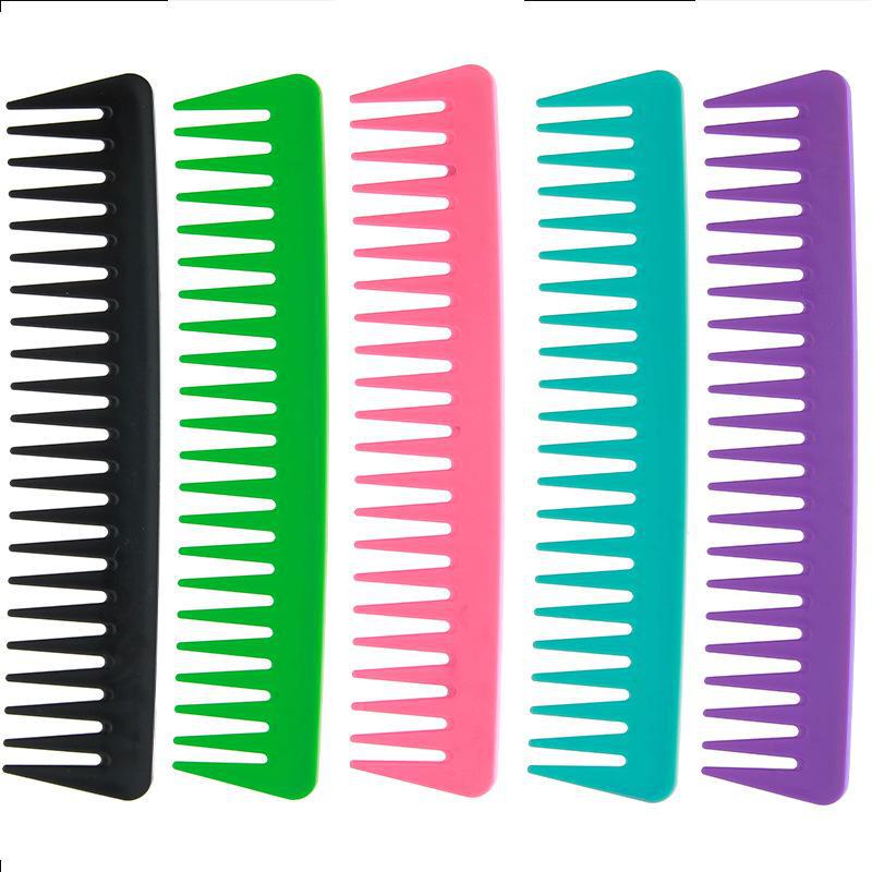 SD34 Handleless Men's Wide Tooth Hair Styling Comb for Textured Oil Head