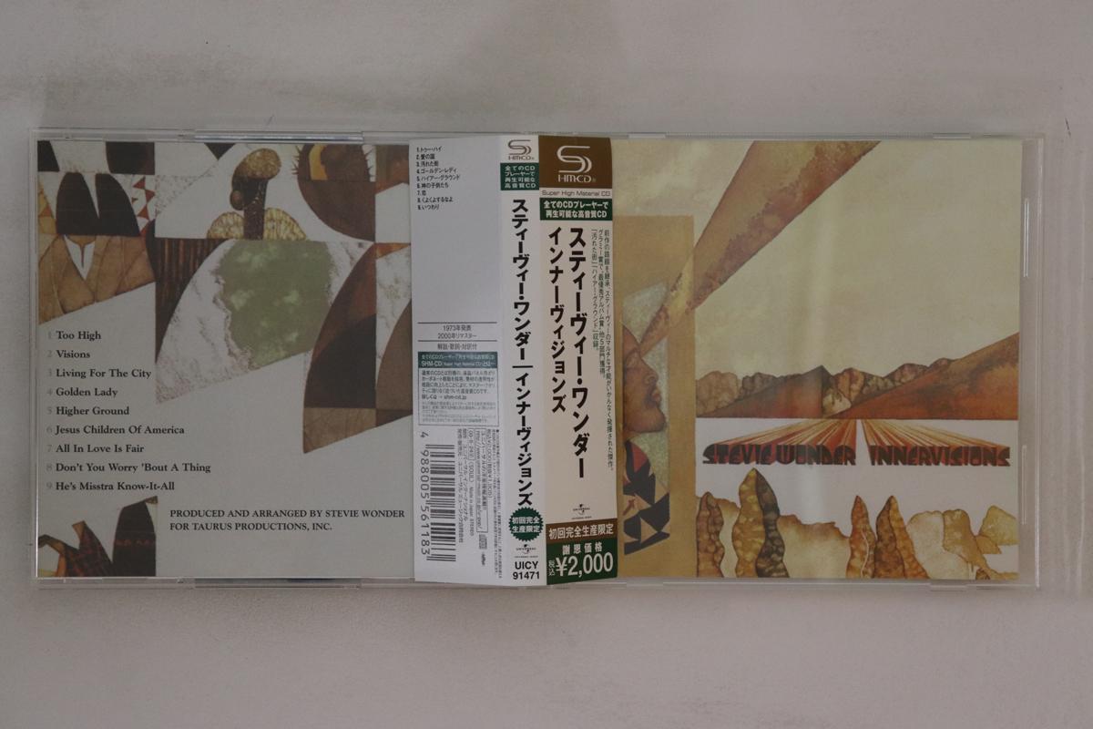 

CD STEVIE WONDER Innervisions UICY91471 UNIVERSAL 2009 Japan Obi SoulFunk Used