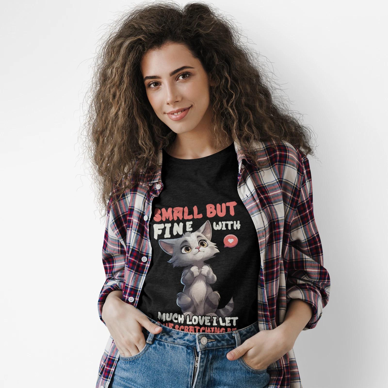 

Cat T-Shirt | Small but fine with much love i let the scratching be Shirt XL