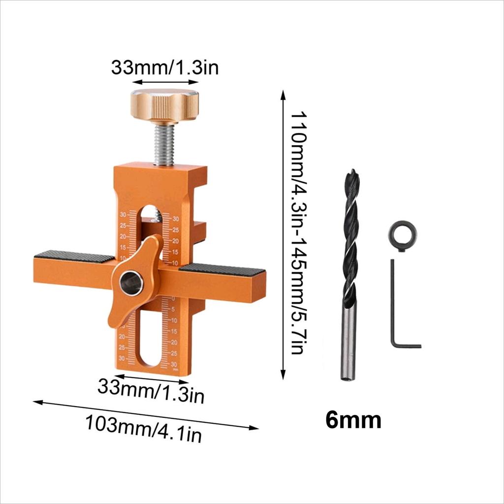 2 in 1 Cabinet Door Installation Auxiliary Tool Rebounder Drilling Locator Wardrobe Wall Cabinet Leveler DIY Woodworking Tool