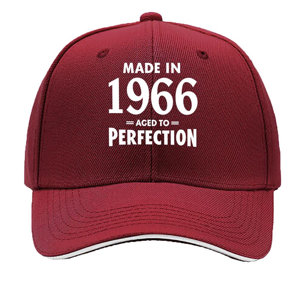 One MADE IN  AGED to PERFECTION Lightweight Printed Available as a Couples Set in Multiple C Sandwich Baseball Cap