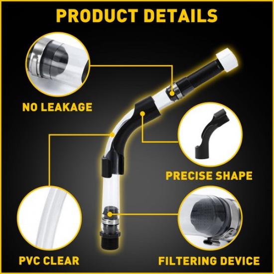 Fuel Jug Can Gas VP Racing Filler Fuel Deluxe Hose Hose Cap Kit 14 Inch 5 Gallon