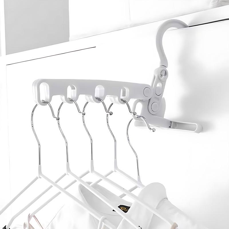 Dormitory with Students Portable Drying Rack Travel Five-hole Folding Hanger Travel Business Hotel Drying Rack