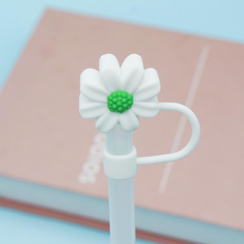 Stanley Water Bottle Silicone Straw Cover with Dust Plug - 10mm Bow Design