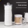 Dual-Layer Transparent Cotton Swab & Toothpick Storage Box