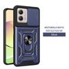 For HMotorola Moto G53 Case Moto G13 G23 G73 G42 Cover Magnetic Ring Holder Armor Phone Case Slide Camera Protect Back Cover