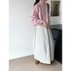 Damen Herbst 2026 Neuer High-Waist A-Linien Laternenrock - Vielseitig, Warm, Schlankmachend, Mittellang.
