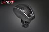 BMW Japan LANBO Shift Knob with Lock Gray for Button, Wood, Harrier/RAV4