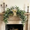 Olive Leaf Door Hanging Decoration Spring And Summer Simulation Decoration