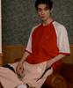 MAYOL Raglan Logo Mesh Short Sleeve T-Shirt_Red