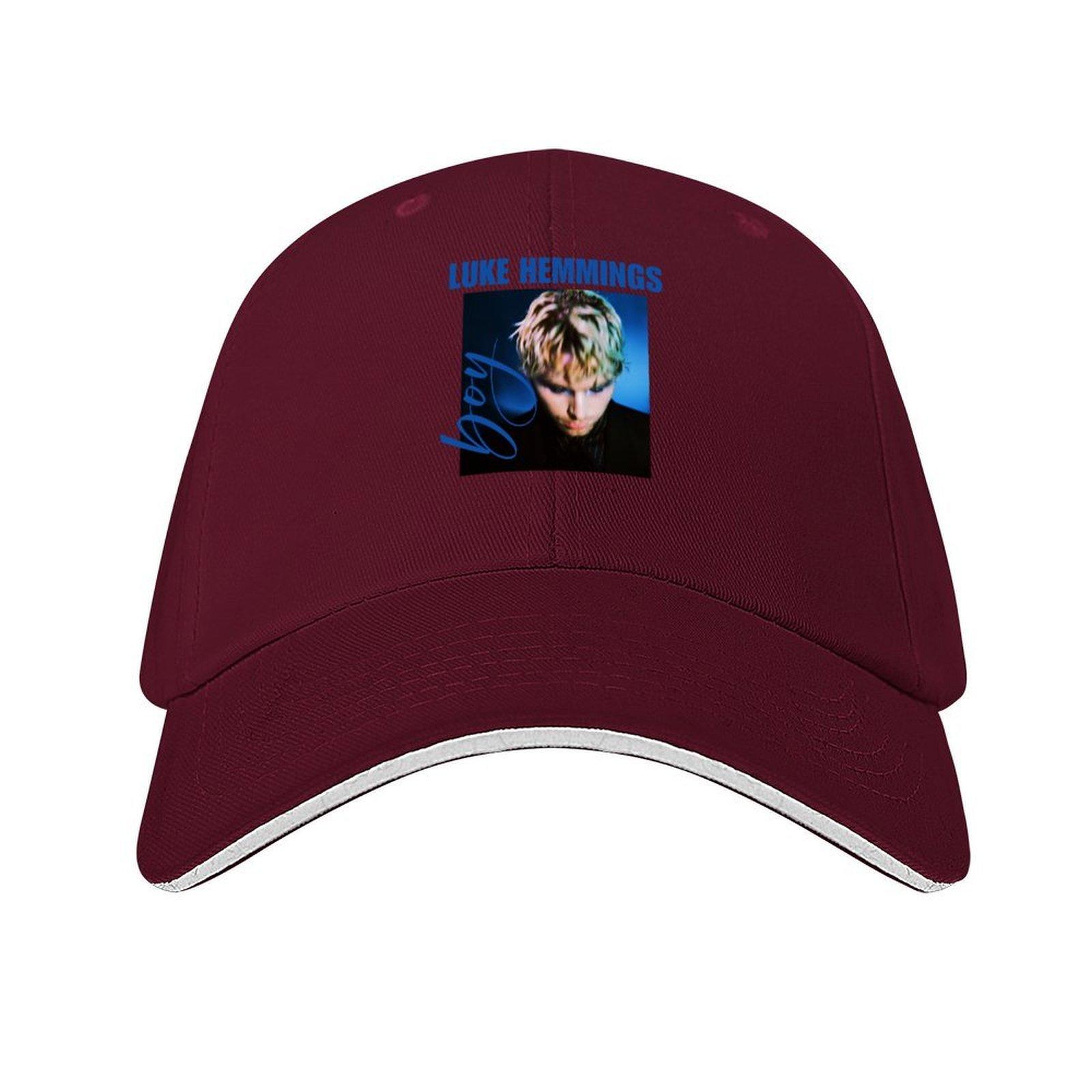 Luke Hemmings Merch Luke Hemmings Boy Baseball Cap Unisexs big size hat hats on offer Sunhat Golf Hat Hats For Unisex Womens