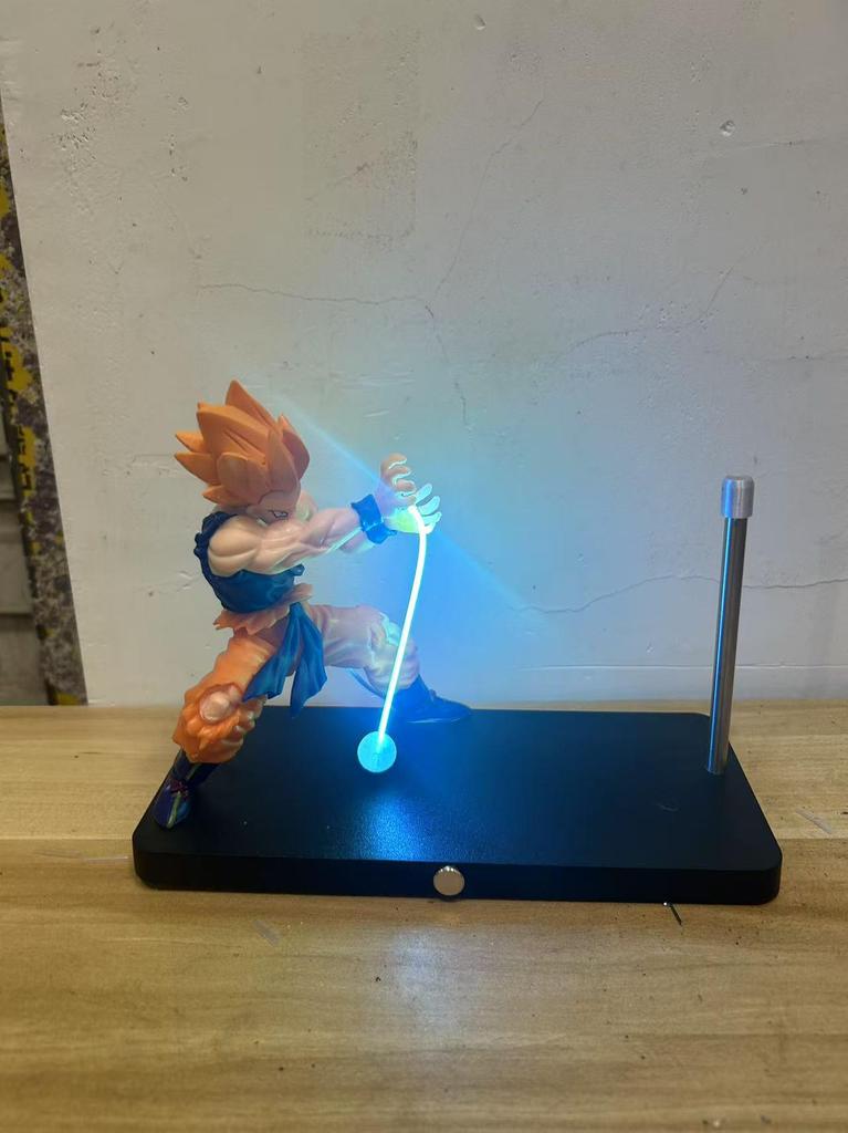 Dragon Ball Goku Kamehameha Rázová vlna Magnetické Noční Světlo Figurka