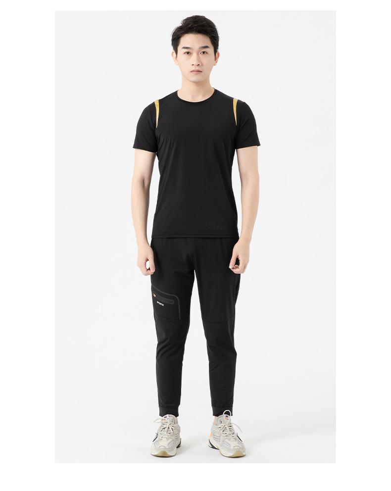 Unisex Summer Ice Silk Round Neck T-shirt - Cool, Comfortable, Loose Fit, Plus Size Available