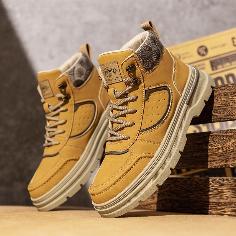 

Martin boots men s autumn 2025 new leather non-slip labor insurance tooling boots men s casual sports locomotive knight boots 39