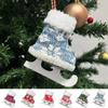 Mini Christmas Skate Pendant Hanging Christmas Decoration Exquisite Christmas Tree Pendant  Party