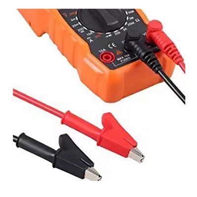 1Pair Banana Plug To Alligator Clip Test Lead Crocodile Clip Lab Test Cable Multimeter Soft Cable Wires for Electrical Testing
