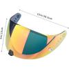 Helmet Face Shield for T520/St1400/R1 Motorcycle Helmet Shield Visor Replacement for T520 St1400 R1 Anti-Fog Visors Shield Replacement(Silver Mirror)