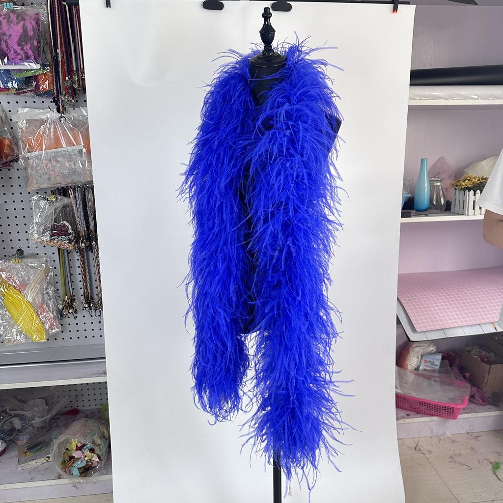 DIY Weißer STRAUSSENFEDER boa 1 6 10 15 35lagig Straußenfeder boa Besatz Tanzkleid Hochzeit Basteln Halloween Kundenspezifische Lieferung auf Lager