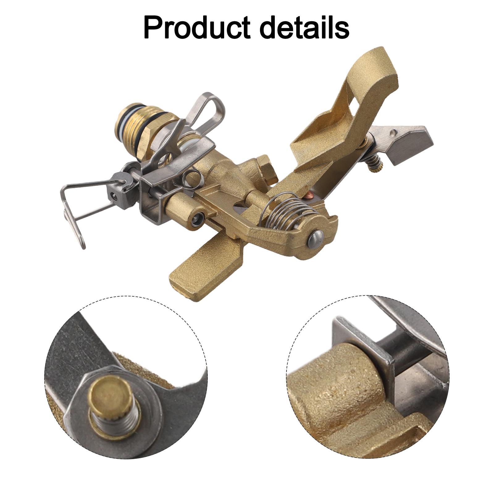 Copper Spray Head 360 Degree Sprinkler All Weather Resistance Customizable Watering Experience Pulse Spray 11.5*12*7cm China Mainland