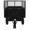 VidaXL Tipping Trailer for Lawn Mower Transport Cart Soil Compost Building Materials Tasks of 145813