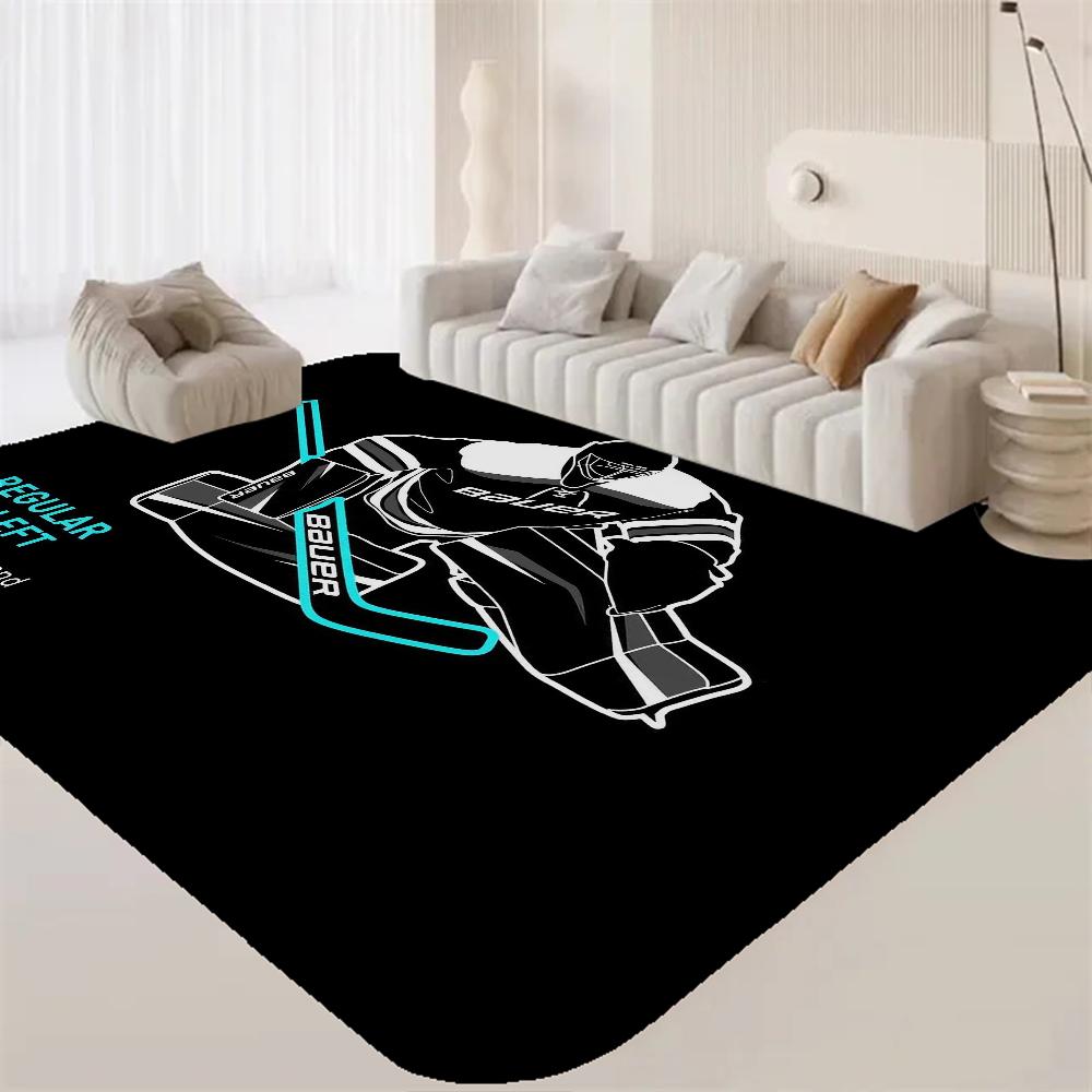 B-Bauer Hockey Bodenmatte Rechteck Rutschfest Zuhause Weich Badematte Haustür Innen Außen Matte Willkommen Fußmatte