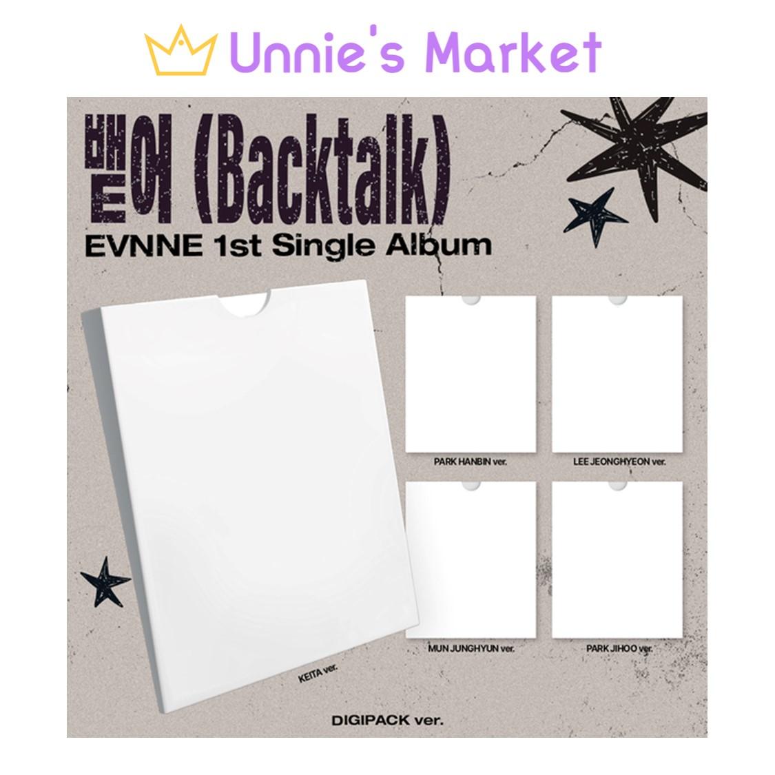 [Предзаказ] EVNNE [Backtalk] Digipack ver. / 1-й сингл-альбом + подарок в подарок Random ver. 1EA