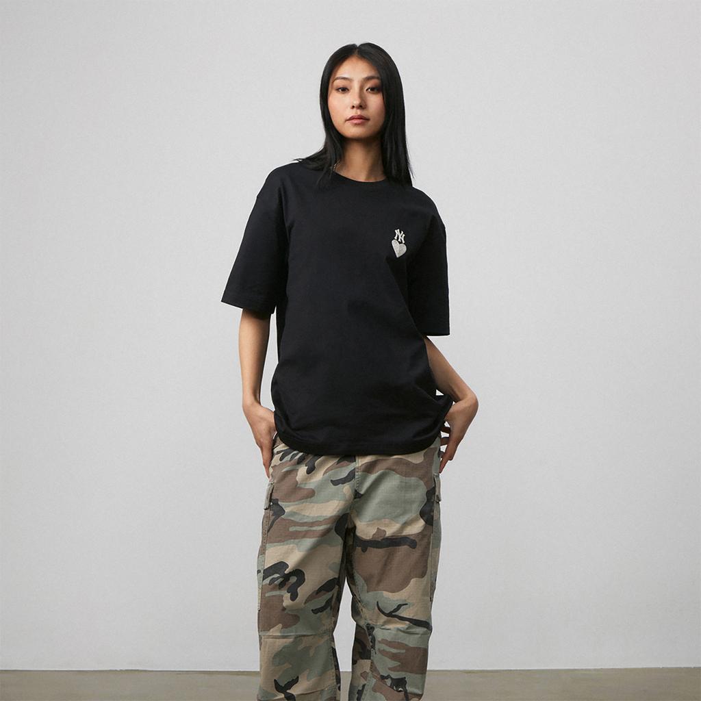 New MLB New York Yankees SS2T T Shirt Unisex Black 3ATSH0143-50BKS