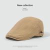 Forward hat female spring and autumn fashion personality anti-wearing beret Korean version newsboy hat