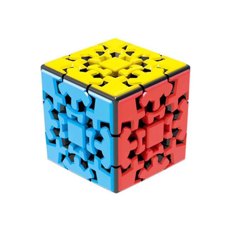 Non-Toxic Kids Gear Magic Cube 3X3X3 Mofangge Speed Gear Pyramind Cylinder Sphere Professional Cubo Magico Gear Puzzle Series Toys