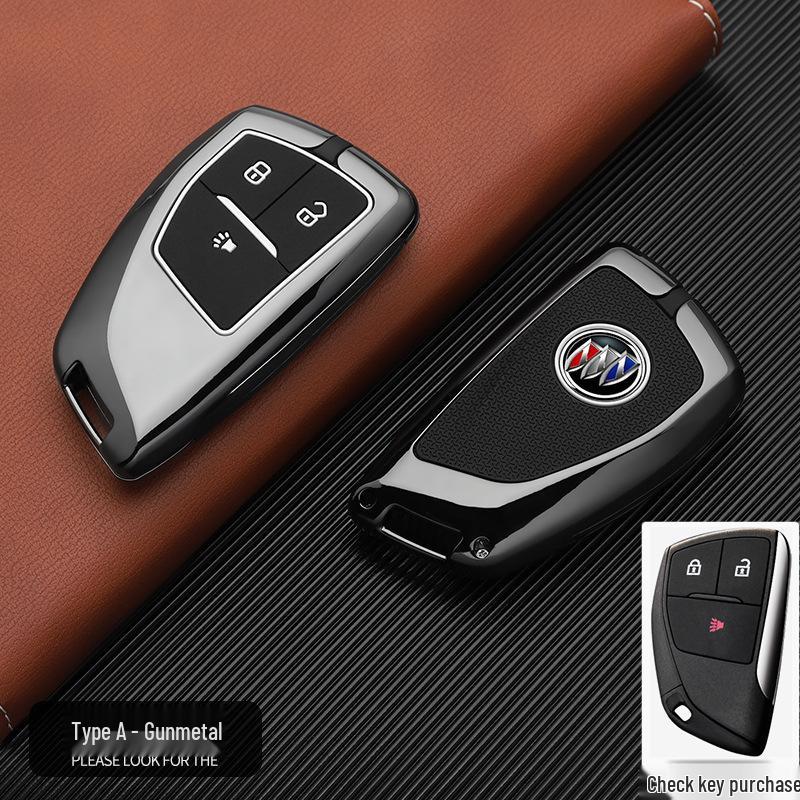Buick Encore S Key Case: Fashionable Car Key Bag with Decorative Buckle.