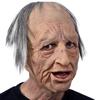 Gammal Mans Mask för Vuxna Realistisk Latex Äldre Människa Huvudtäckning med Livslika Rynkor för Halloween Maskerad Cosplay Kostymrekvisita