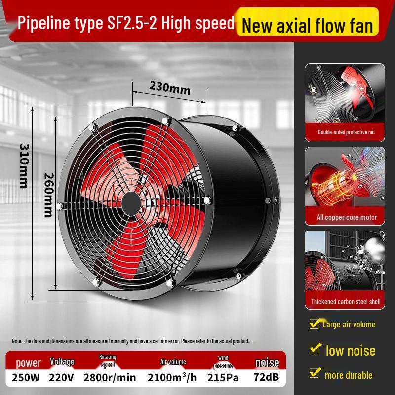 High-Power Industrial 220V SF Axial Fan with Strong Ventilation