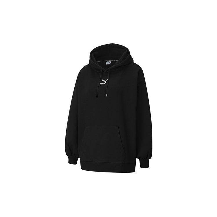 PUMA CLASSICS Sweatshirts Women's Black Hooded Moderate Regular 530280-01