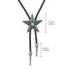 Кожаный плетеный necklace со звездочкой, длинная цепочка, necklace с кисточками для женщин и девушек