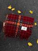 Red Christmas scarf Women's winter high-end atmosphere plaid scarf New Year's gift Autumn and winter 1116 new models