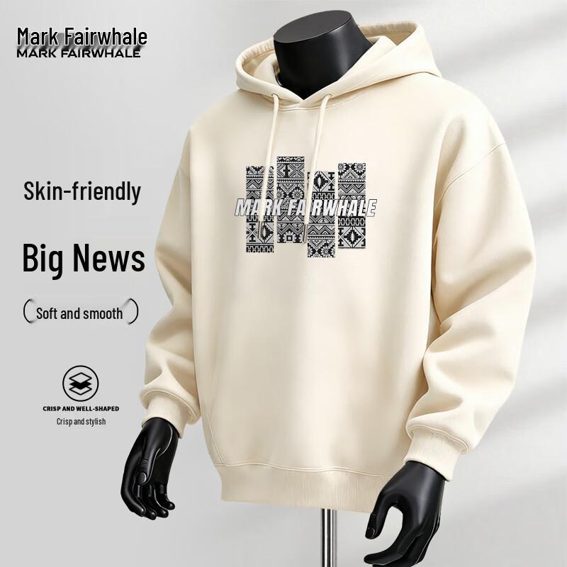 

Мужской пуловер с капюшоном Mark Fairwhale, плотный 5XL