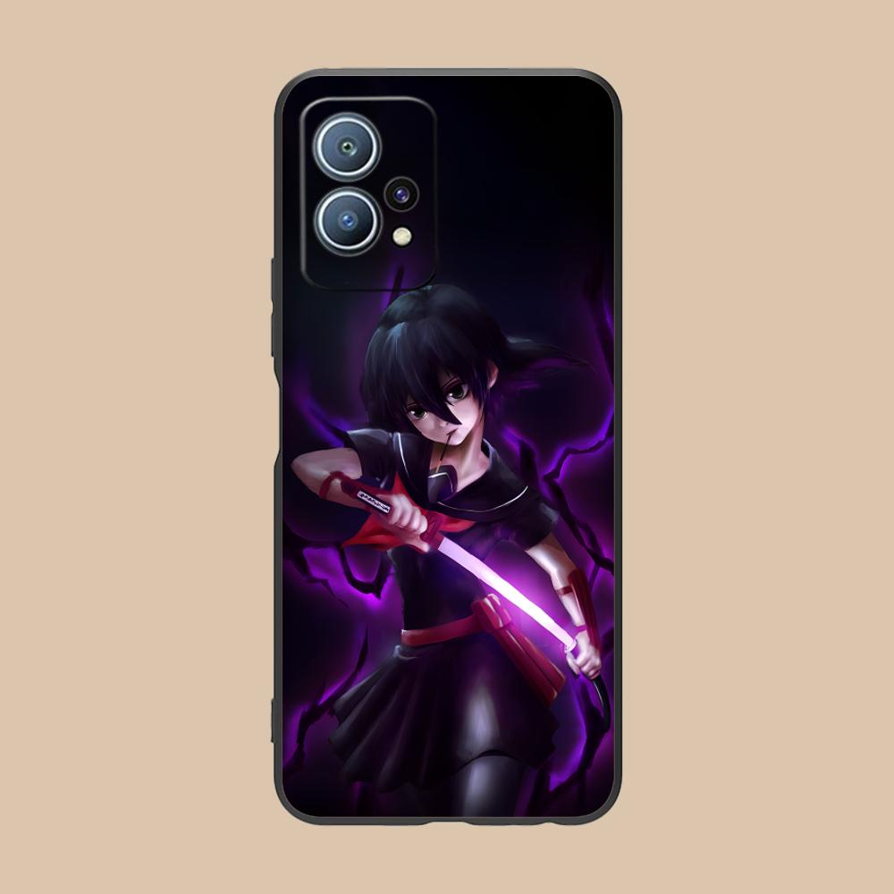 Akame Kurome Matte TPU Mobile Phone Case for Huawei P60 P50 P40 P30 P20 P10 P9 P8 Pro Lite Plus Colorful Printing Cover
