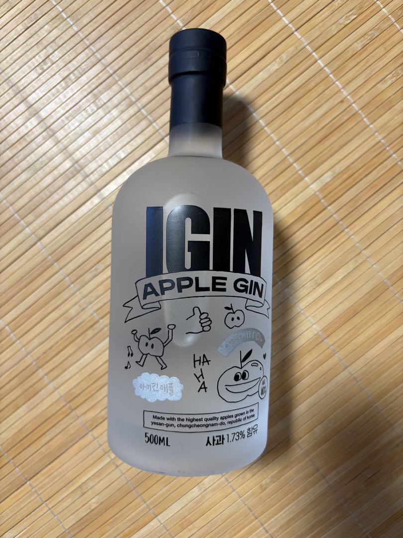 

[Б/У] Редкий Распроданный IGIN APPLE GIN 500 мл BTS Джин
