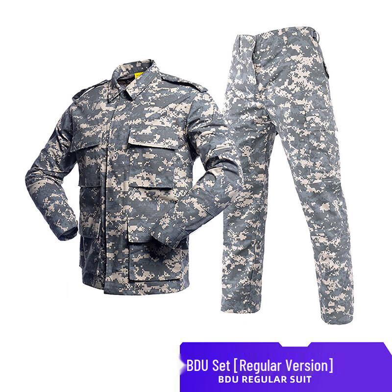 Chunsen Men's BDU Camouflage Outdoor Training Uniform Set