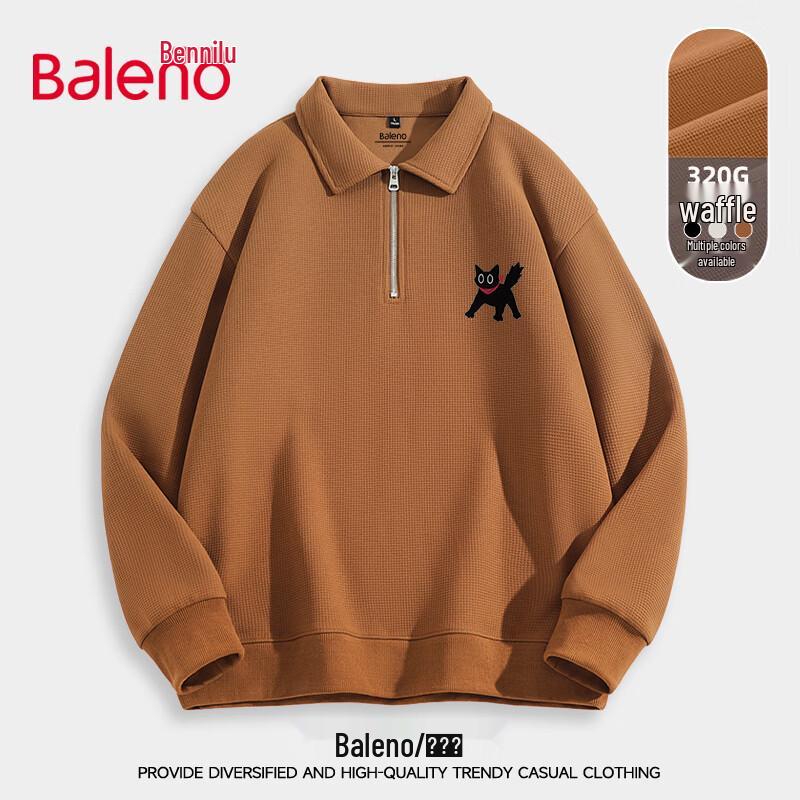 

Baleno Unisex Waffle Knit Half-Zip Sweatshirt XL