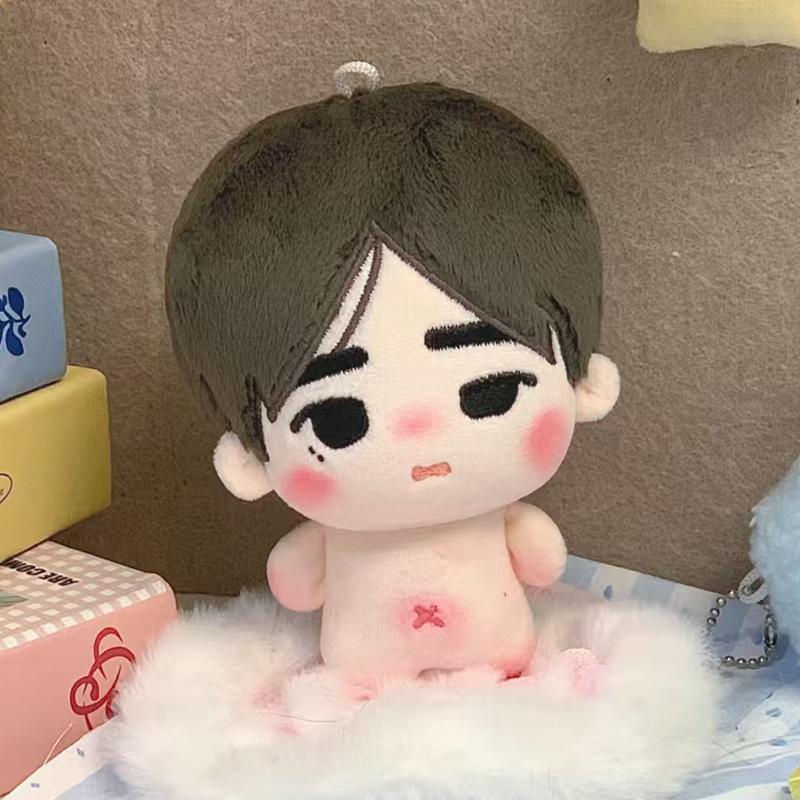 10cm Kawaii Naked Plush Cotton Doll Idol Stuffed Super Star Figure Doll Cute Anime Gaming Peripherals Body Doll for Girls Gifts