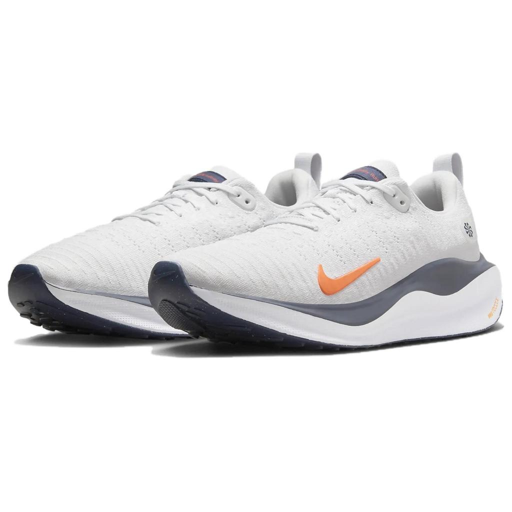Nike ReactX Infinity Run 4 Platinum Tint Thunder Blue Men Sneakers White Summit-White Total-Orange DR2665-010