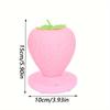 USB Rechargeable Strawberry Night Light Touch Controlled LED Bedside Lamp with Adjustable Brightness Multi Color Ambient Lighting Modern Plastic Fruit