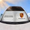 Osłona przeciwsłoneczna na przednią szybę samochodu Osłona okna Przednia osłona przeciwsłoneczna Ochrona dla Porsche Cayenne Panamera Macan Boxster Cayman 718 911 Naklejka
