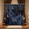 1pc Bathroom Shower Curtain, Goodnight Storytime Reading, Blue Sky Festival Shower Curtain, Includes 12 Hooks, 180*180cm Bathr